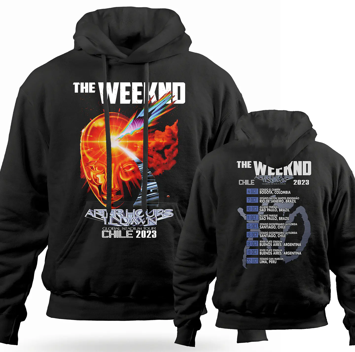 Polerón Canguro The Weeknd - Tour Chile 2023 After Hours Til Dawn | Música Pop 1