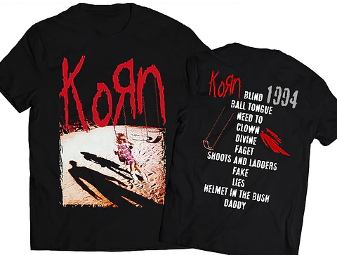 Polera Korn - Korn 1994 Album | Metal