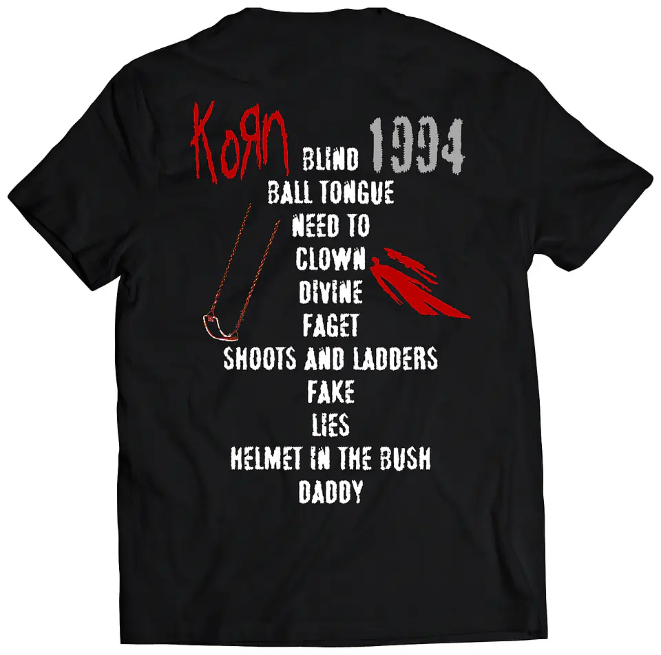 Polera Korn - Korn 1994 Album | Metal 3