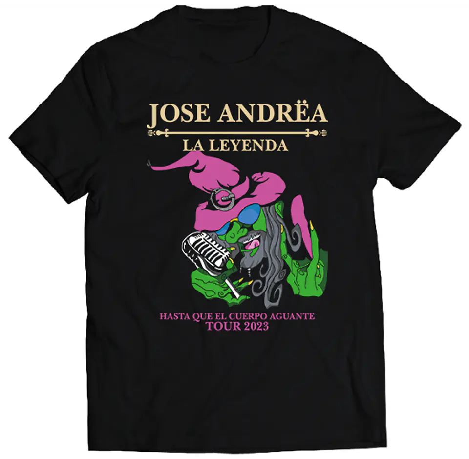 Polera José Andrëa - La Leyenda Tour 2023 | Rock 1