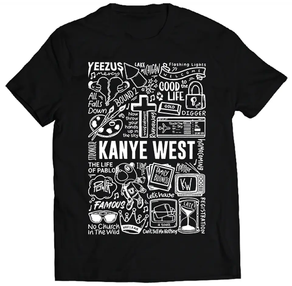 Polera Kanye West - Temazos White | Hip-Hop / Rap 1