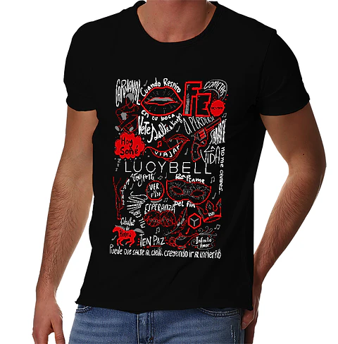 Polera Lucybell - Temazos Rojos | Indie Rock