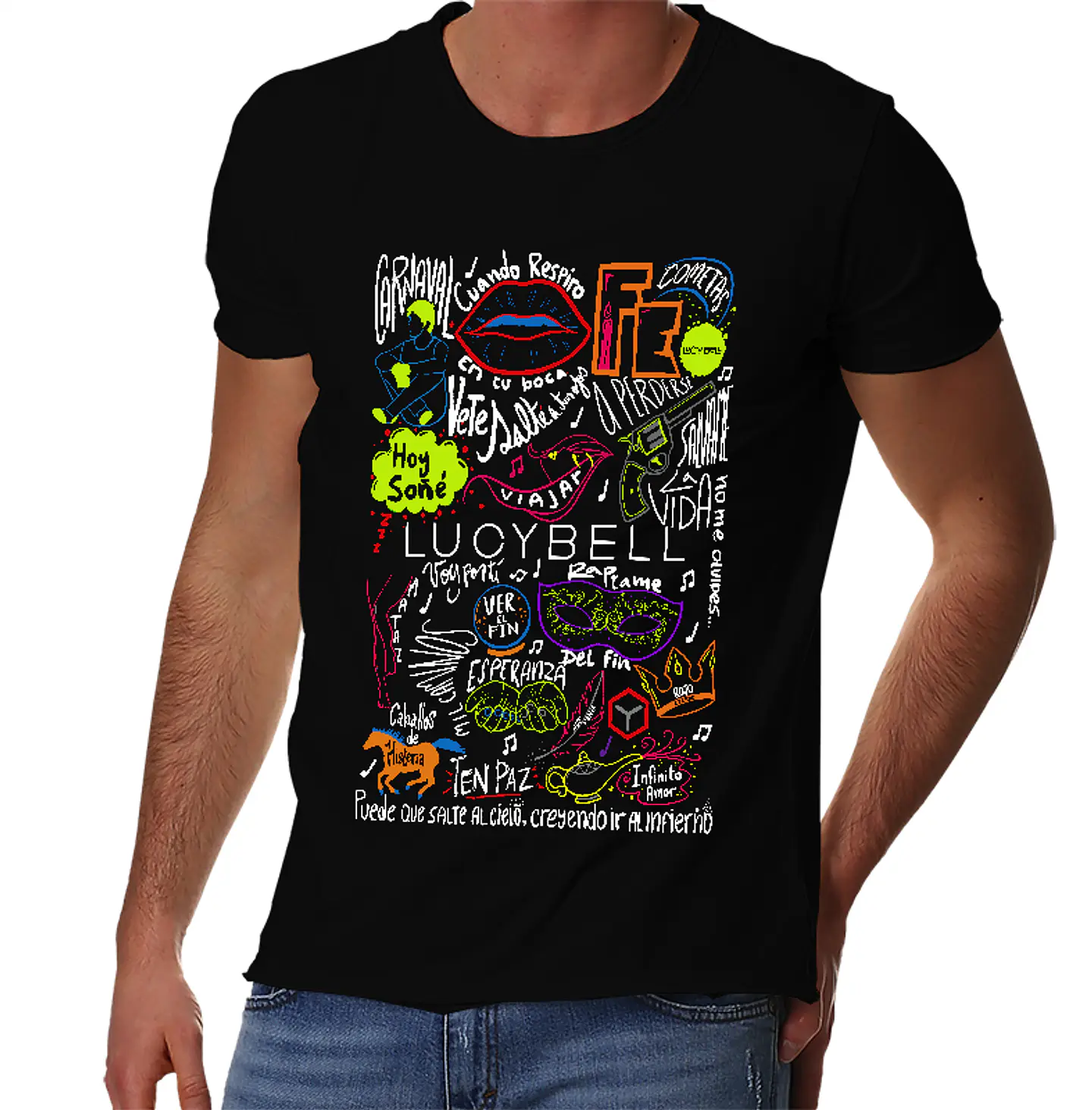 Polera Lucybell - Temazos Color | Indie Rock 1