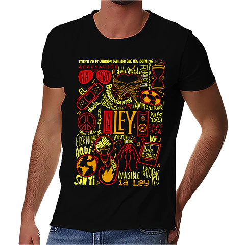 Polera La Ley - Temazos Cálidos | Rock