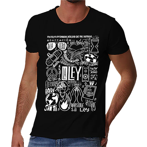 Polera La Ley - Temazos White | Rock