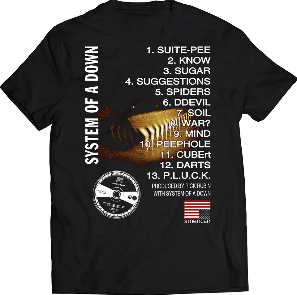 Polera System of A Down - System of A Down Album | Metal 2