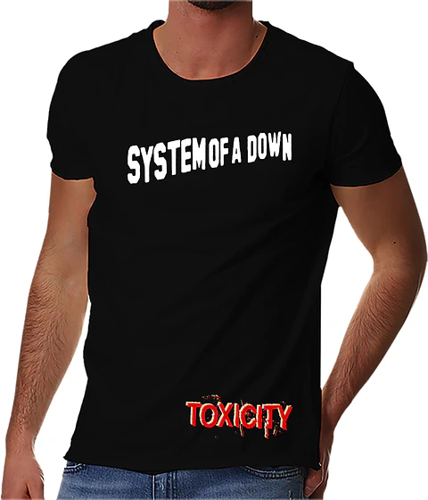 Polera System of A Down - Toxicity Album | Metal