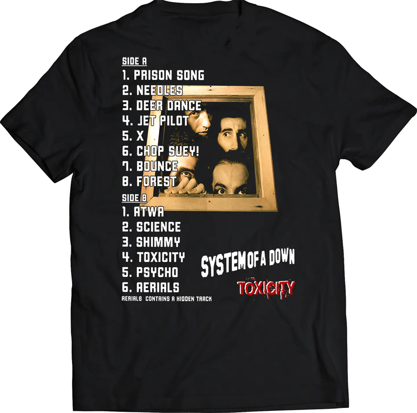 Polera System of A Down - Toxicity Album | Metal 2