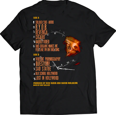 Polera System of A Down - Mezmerize Album | Metal