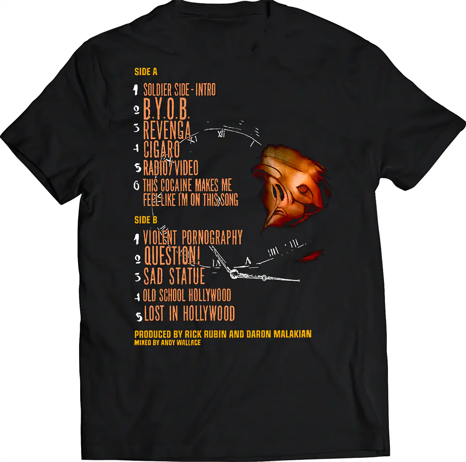 Polera System of A Down - Mezmerize Album | Metal 2