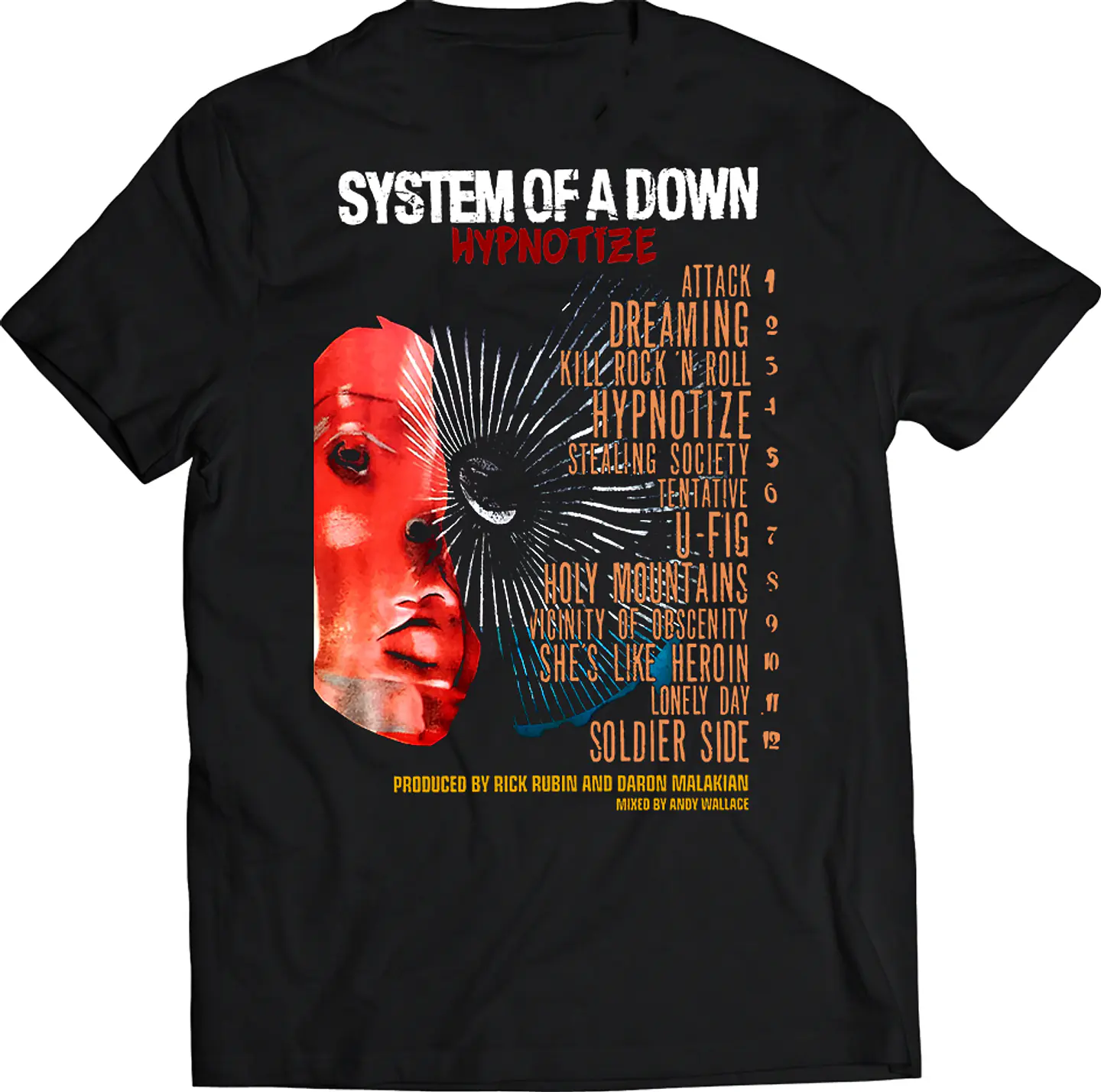 Polera System of A Down - Hypnotize Album | Metal 2