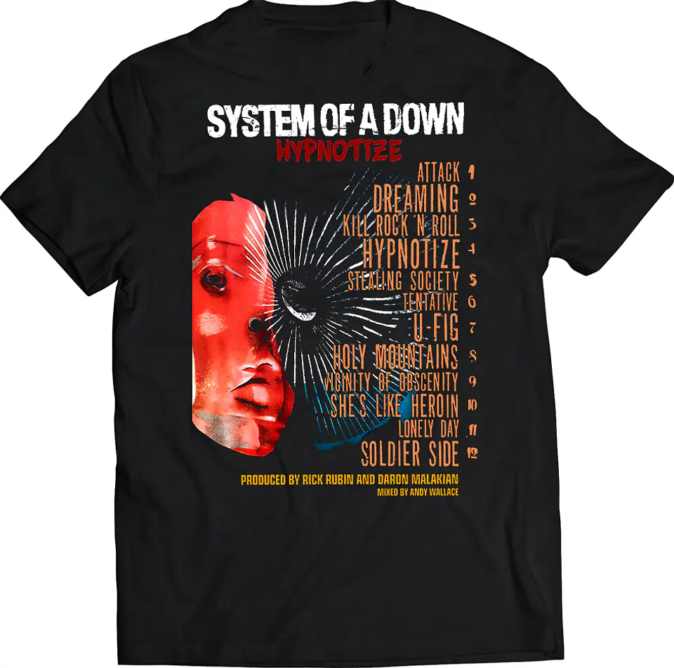 Polera System of A Down - Hypnotize Album | Metal 2
