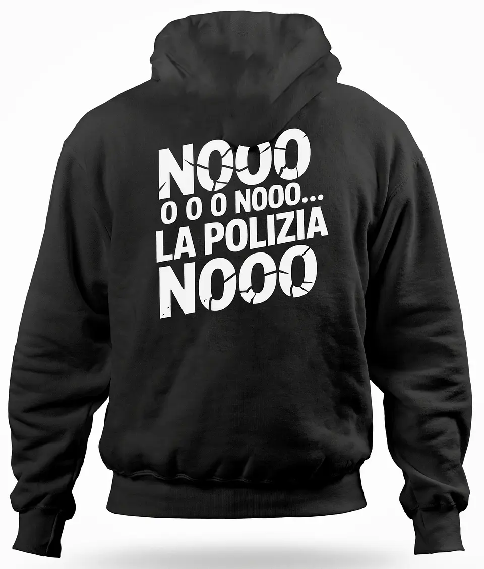 Polerón Canguro Meme - Tung Tung Tung Sahur La Polizia | Estilo Exclusivo 3