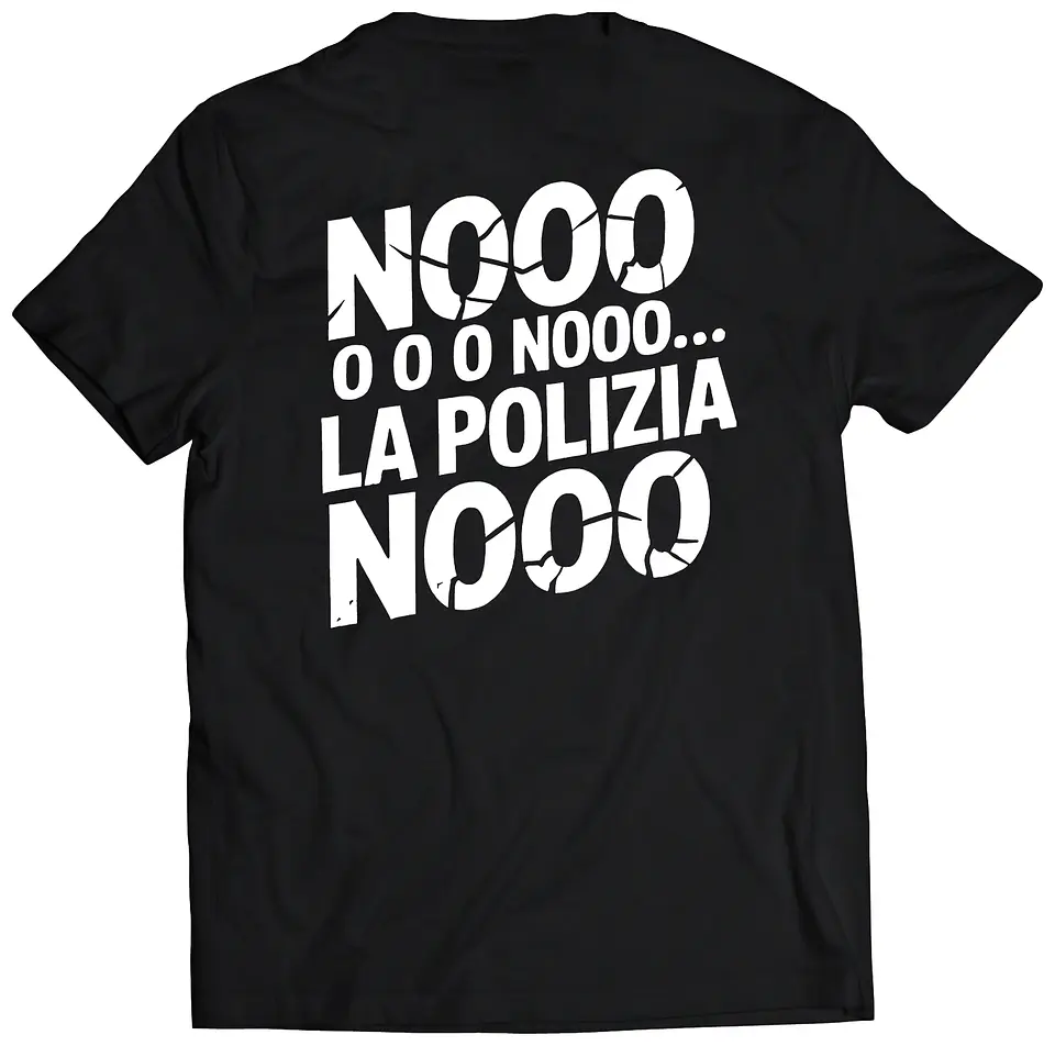 Polera Meme Tung Tung Tung Sahur - La Polizia | Estilo Exclusivo 3