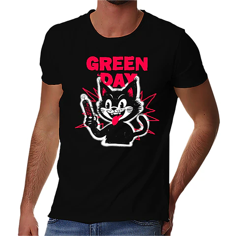 Polera Green Day - American Dream Gato | Rock