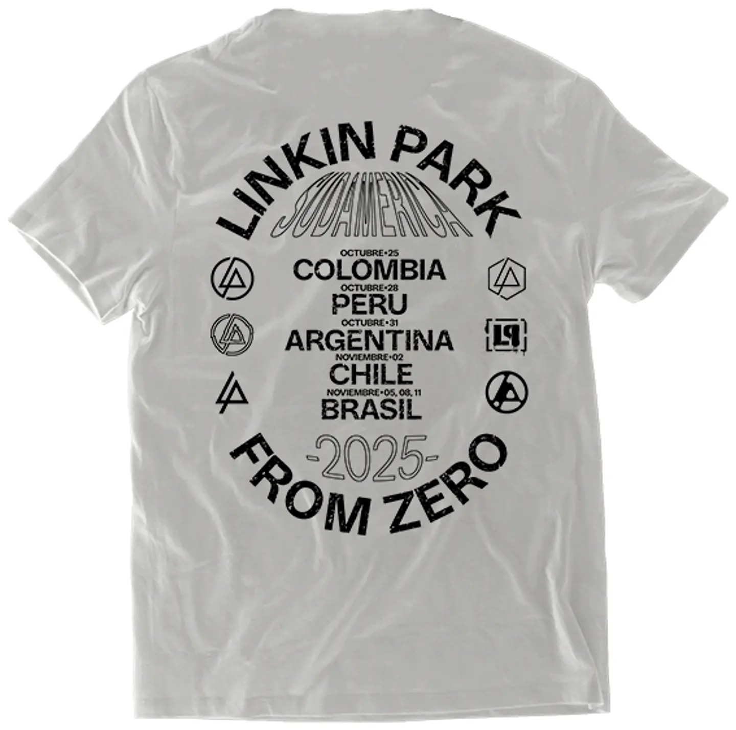 Polera Linkin Park - From Zero Tour Fechas Sudamerica | Metal 4