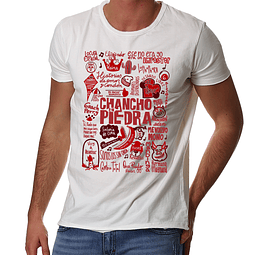Polera Chancho en Piedra - Temazos Calidos (Blanco)