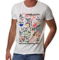 Polera Los Tres - Temazos Rainbow (Blanco) | Rock - Miniatura 1