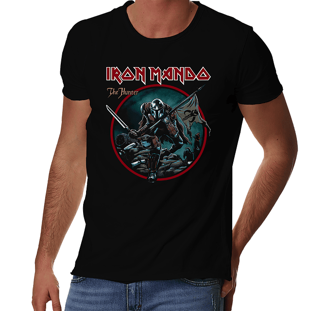 Polera The Mandalorian - Iron Mando The Hunter