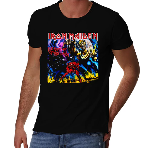 Polera Iron Maiden - The Number of The Beast | Metal