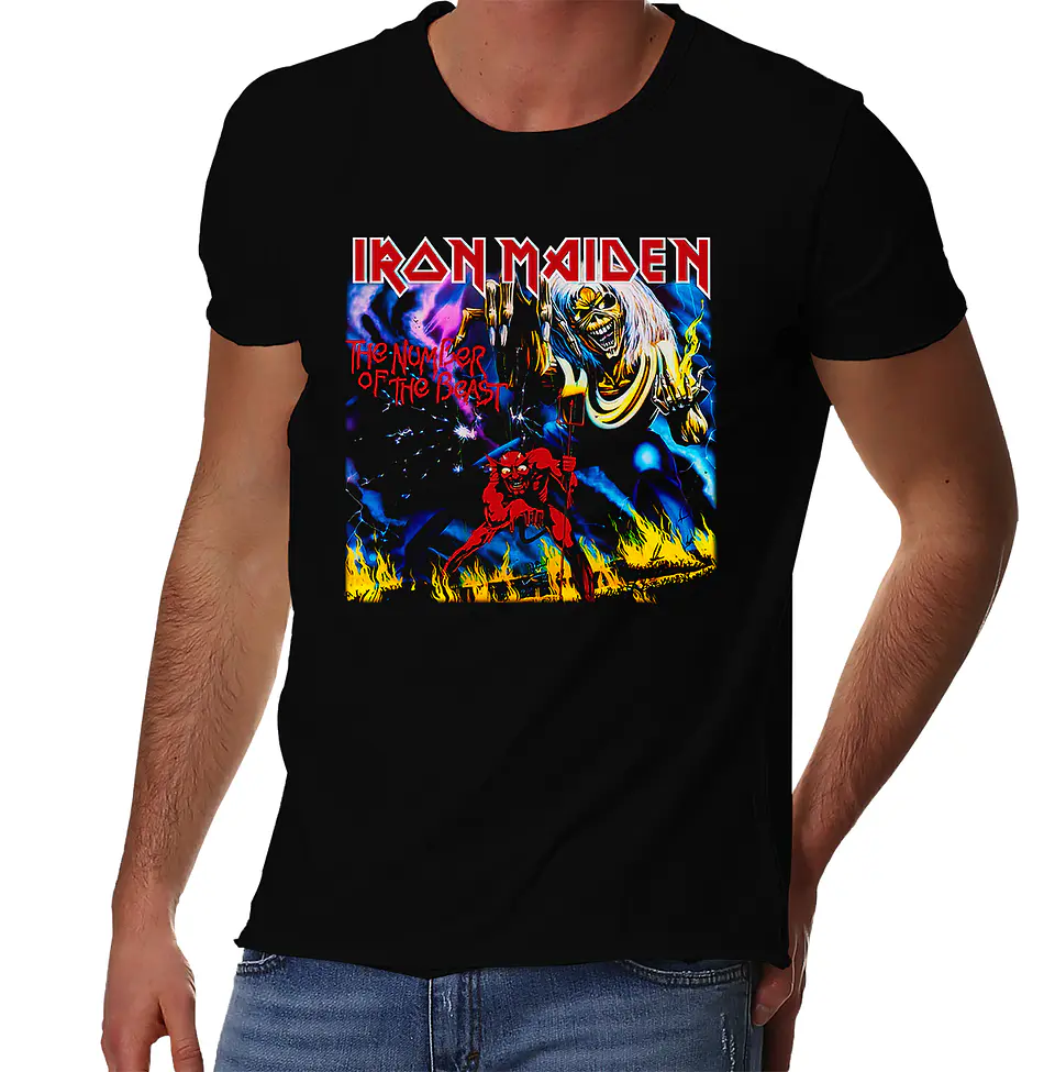 Polera Iron Maiden - The Number of The Beast | Metal 1