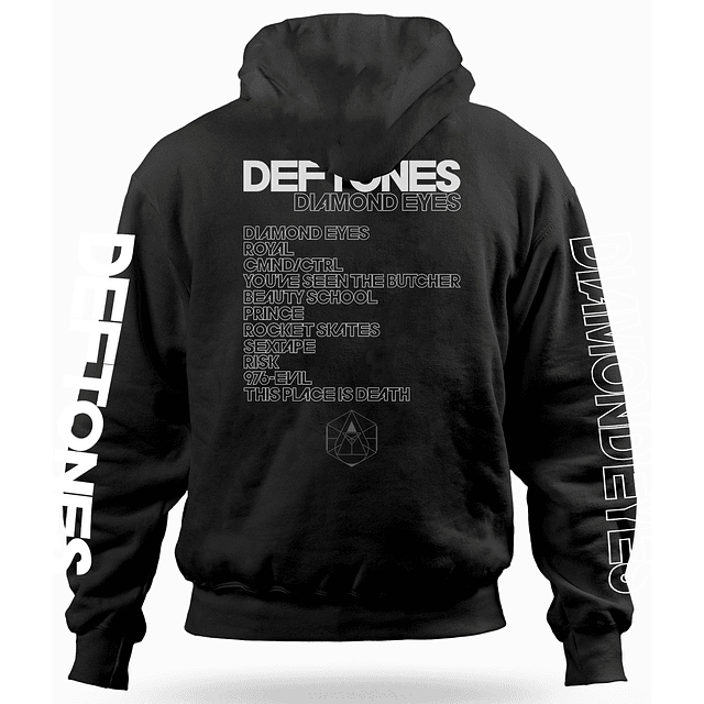 Polerón Canguro Canguro Deftones - Diamond Eyes (FULL MANGAS) | Metal