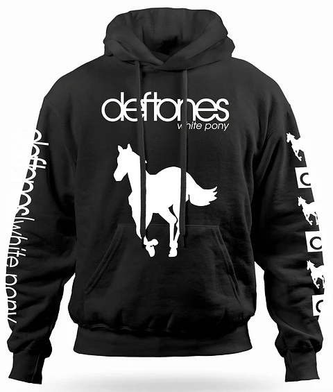 Polerón Canguro Canguro Deftones - White Pony (FULL MANGAS) | Metal