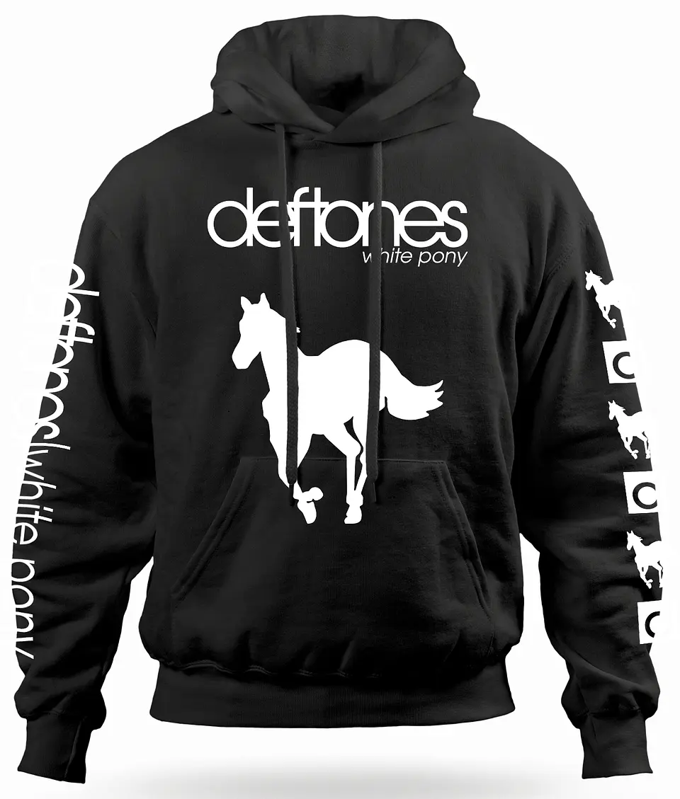 Polerón Canguro Canguro Deftones - White Pony (FULL MANGAS) | Metal 1