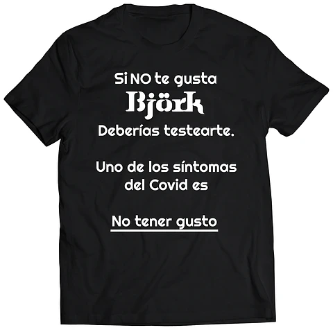 Polera Bjork - Buen gusto | Indie Rock