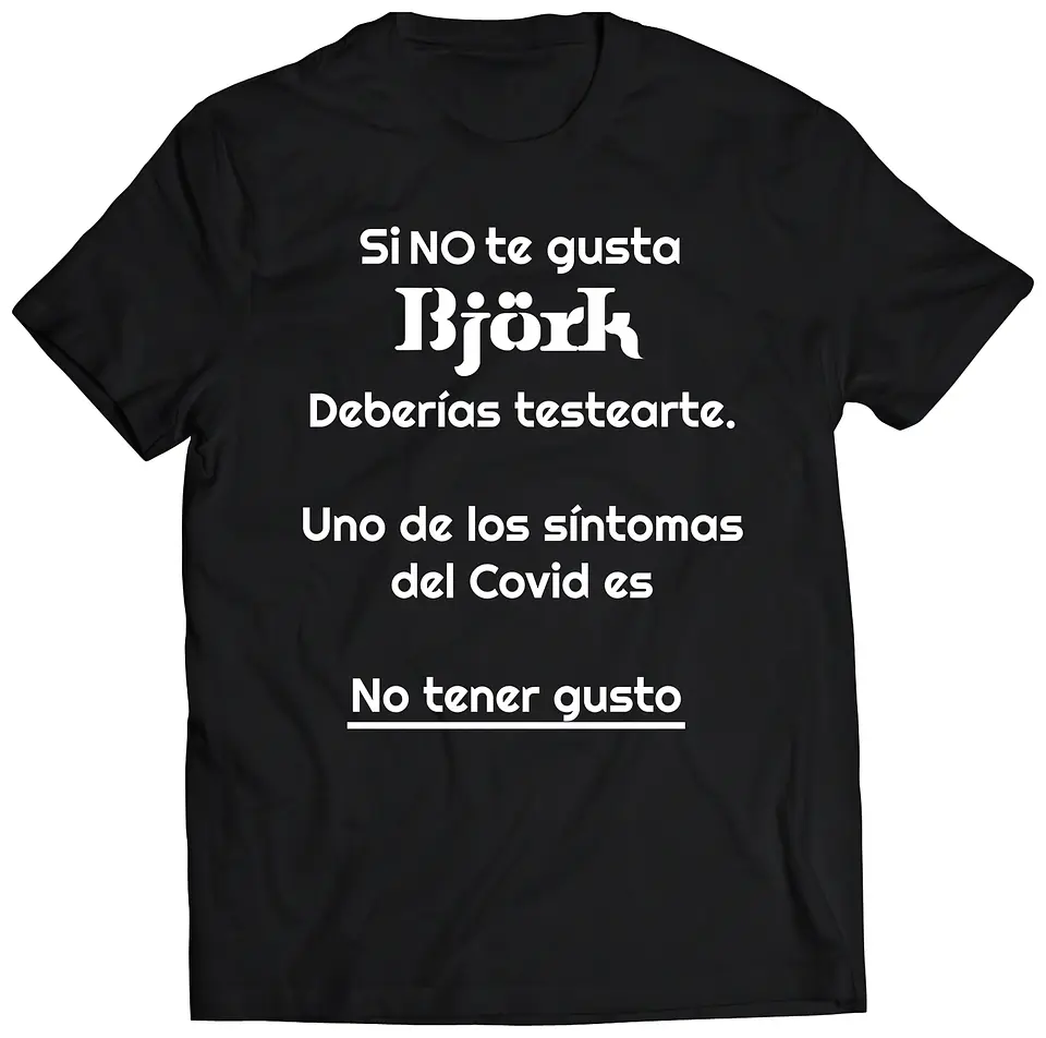 Polera Bjork - Buen gusto | Indie Rock 1