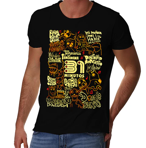 Polera 31 Minutos - Temazos Cálidos | Rock Funk Chileno