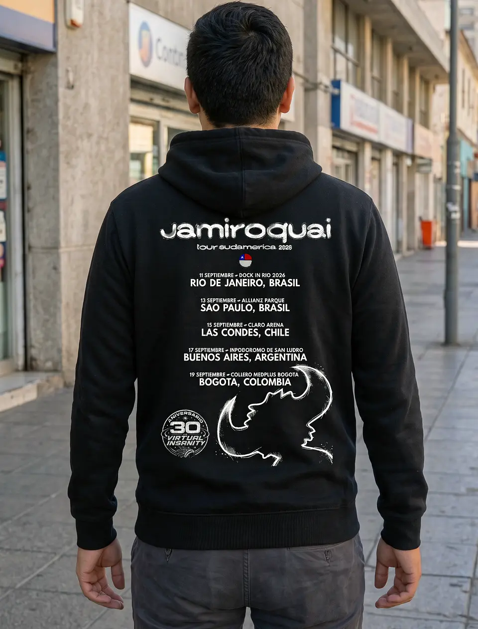 Polerón Canguro Jamiroquai - Tour Sudamerica 2026 | Funk 4