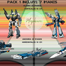 Imanes Robotech 