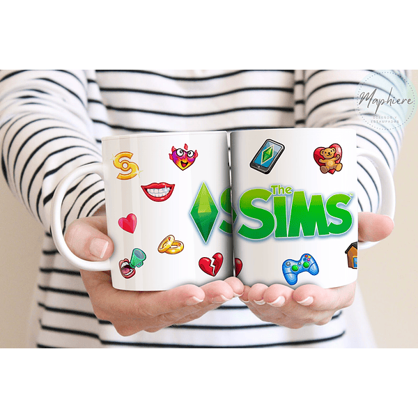 Taza The Sims Iconos