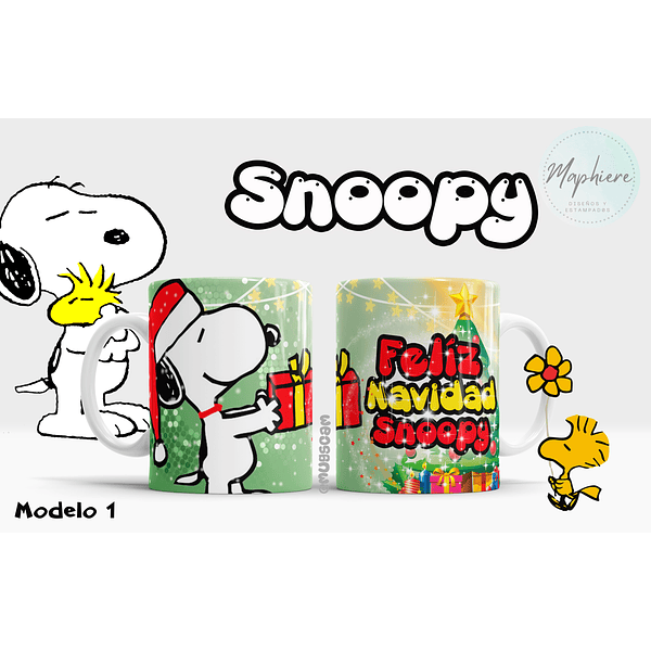 Tazas Snoopy Festividades