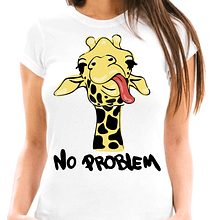Polera mujer No problem jirafa