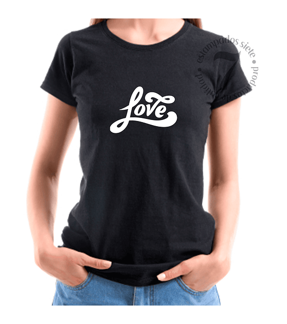 Polera Manga Corta " Love " AMOR