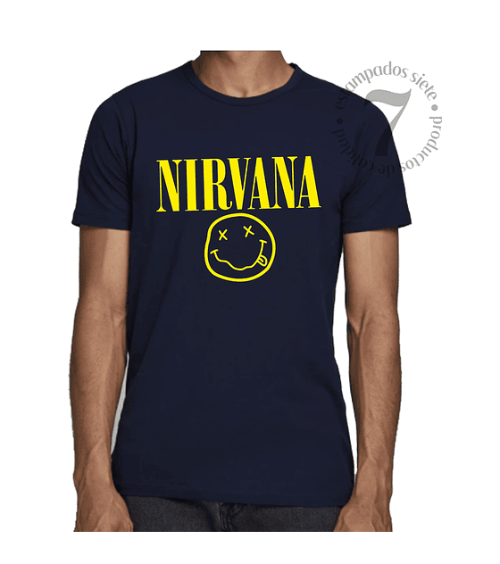 Polera Manga Corta Nirvana