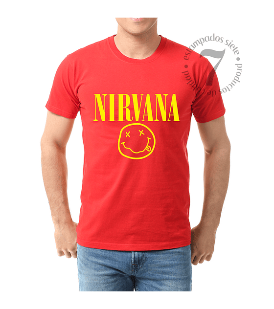 Polera Manga Corta Nirvana