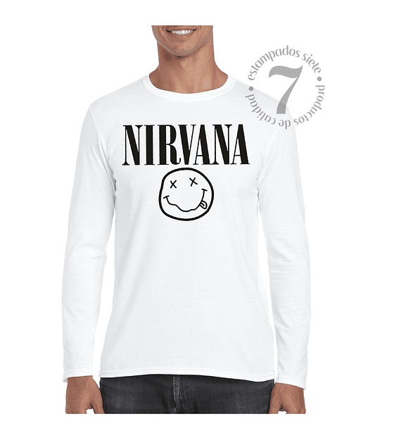 Polera Manga Larga Nirvana