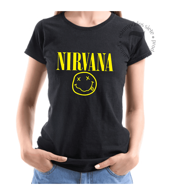 Polera Manga Corta Dama Nirvana