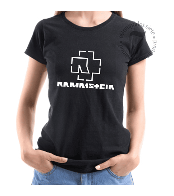 Polera Manga Corta Dama Rammstein