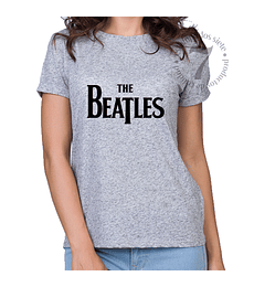 Polera Manga Corta Dama The Beatles 