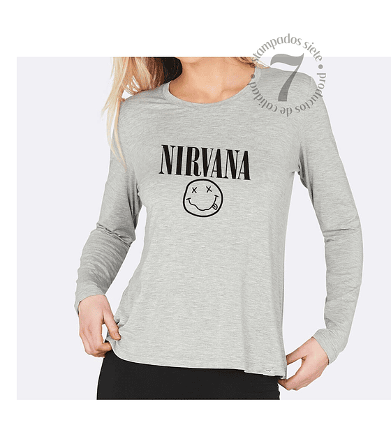 Polera Manga Larga Dama Nirvana