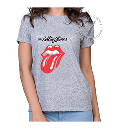 Polera Manga Corta Dama The Rolling Stones