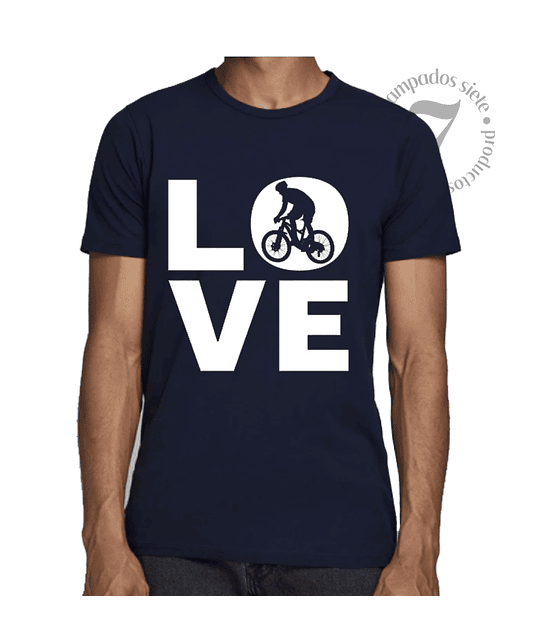 Polera Manga Corta Love Bici