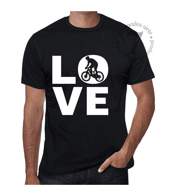 Polera Manga Corta Love Bici