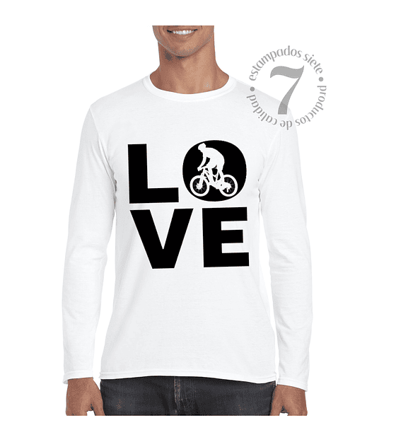 Polera Manga Larga Love Bici