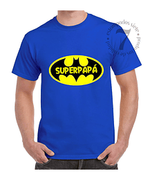 Polera Manga Corta Batman Superpapá