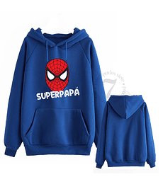 Poleron Canguro Spiderman Superpapá